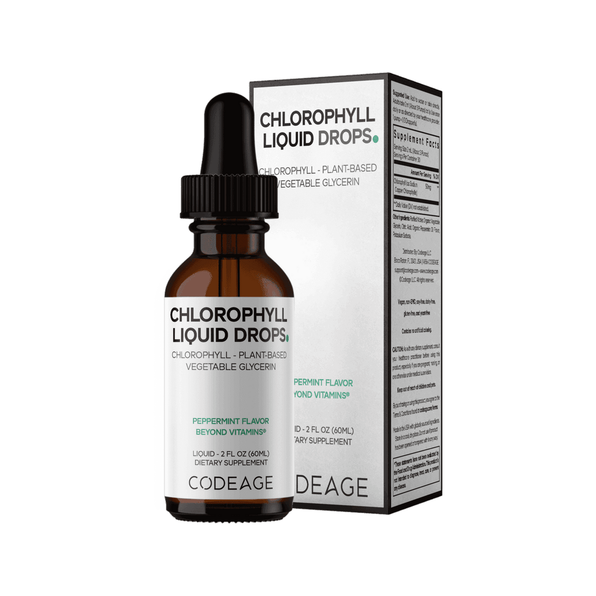 Codeage Vegan Chlorophyll Liquid Drops Supplement