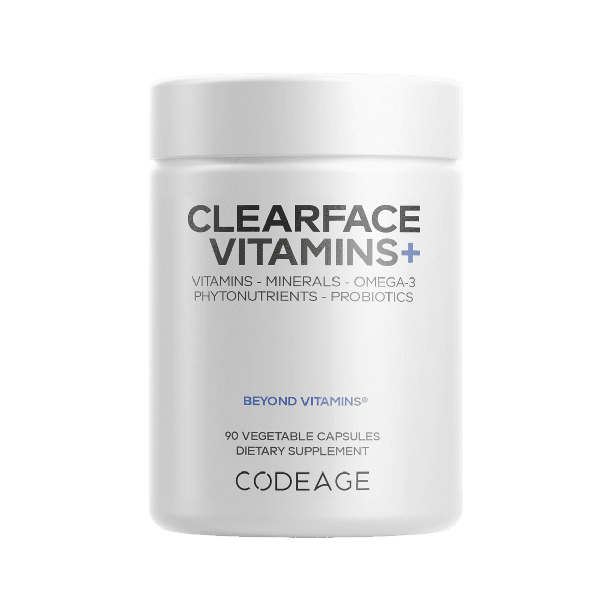 Codeage Clearface Vitamins+ Supplement White Edition
