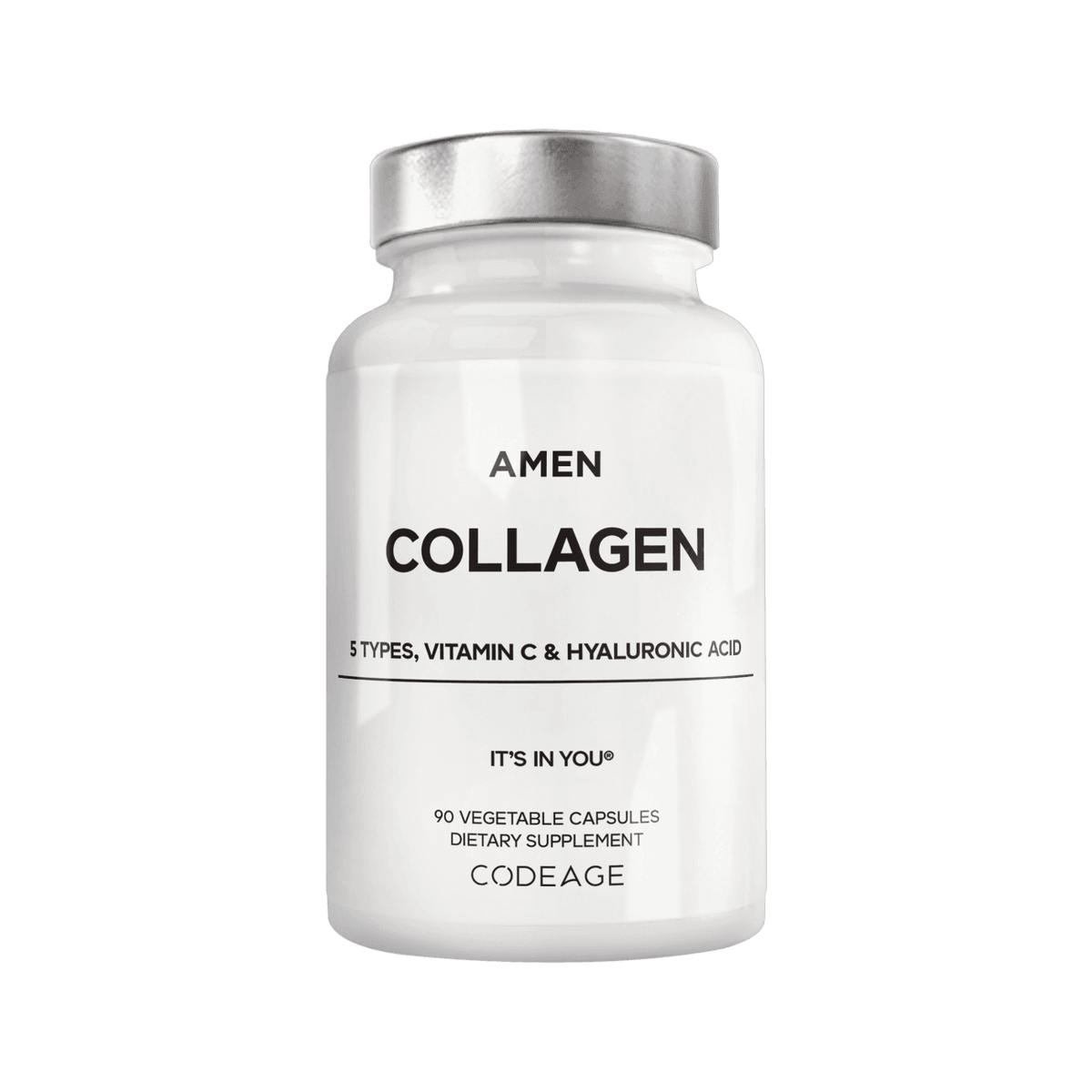 Codeage Amen Grass-Fed Hydrolyzed Collagen Peptides Capsules