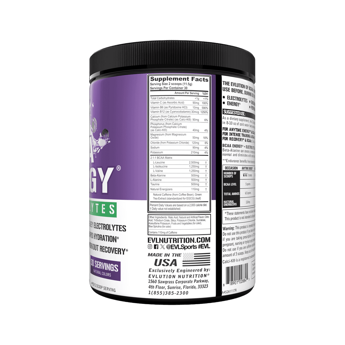 EVLUTION NUTRITION BCAA Energy + Electrolytes