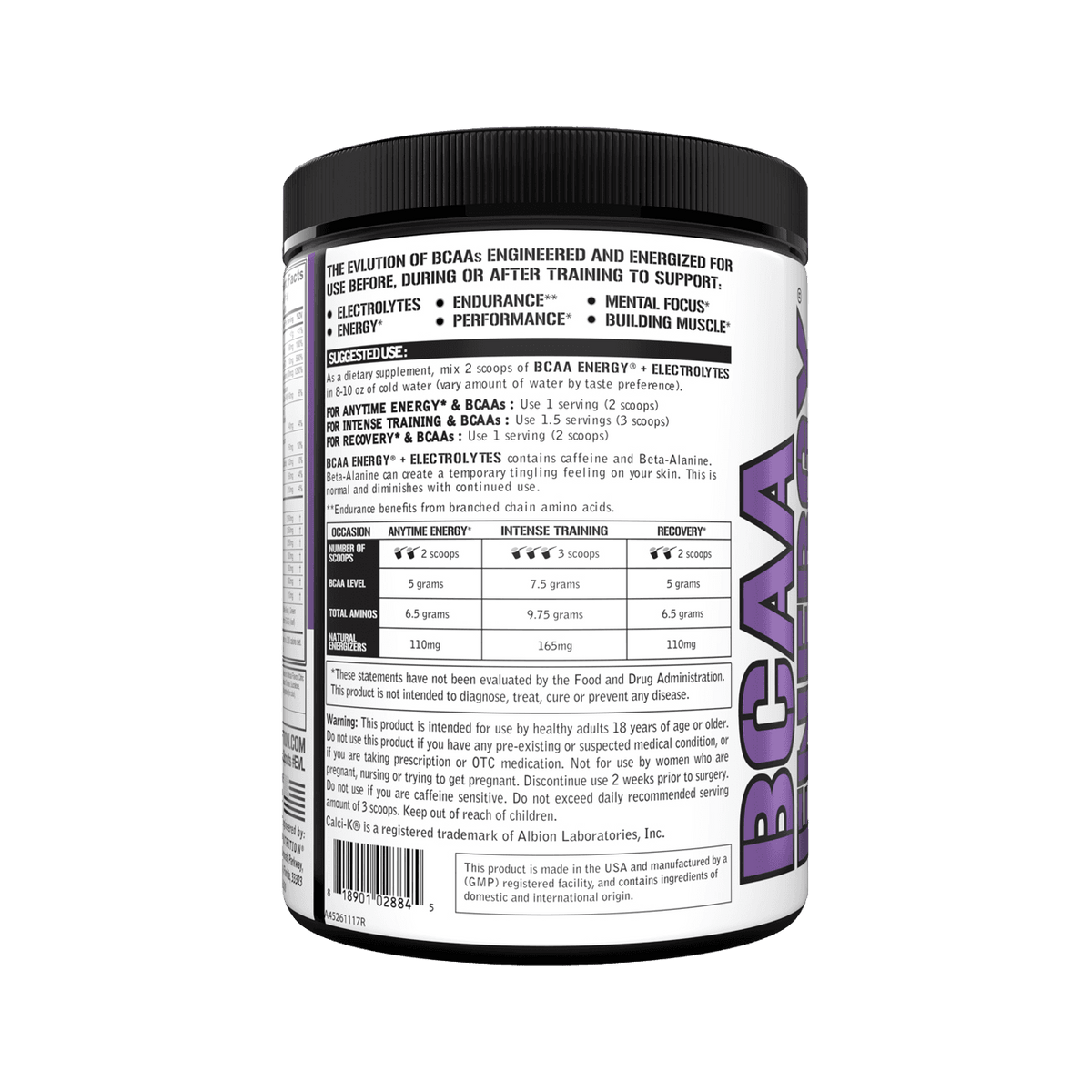 EVLUTION NUTRITION BCAA Energy + Electrolytes