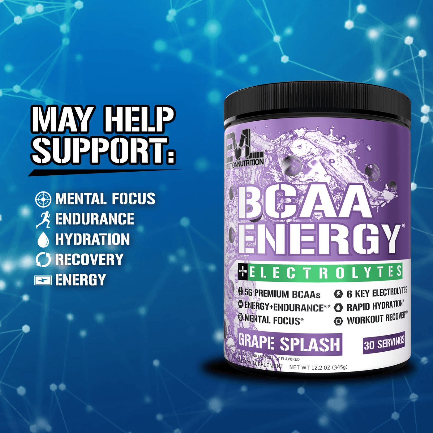 EVLUTION NUTRITION BCAA Energy + Electrolytes