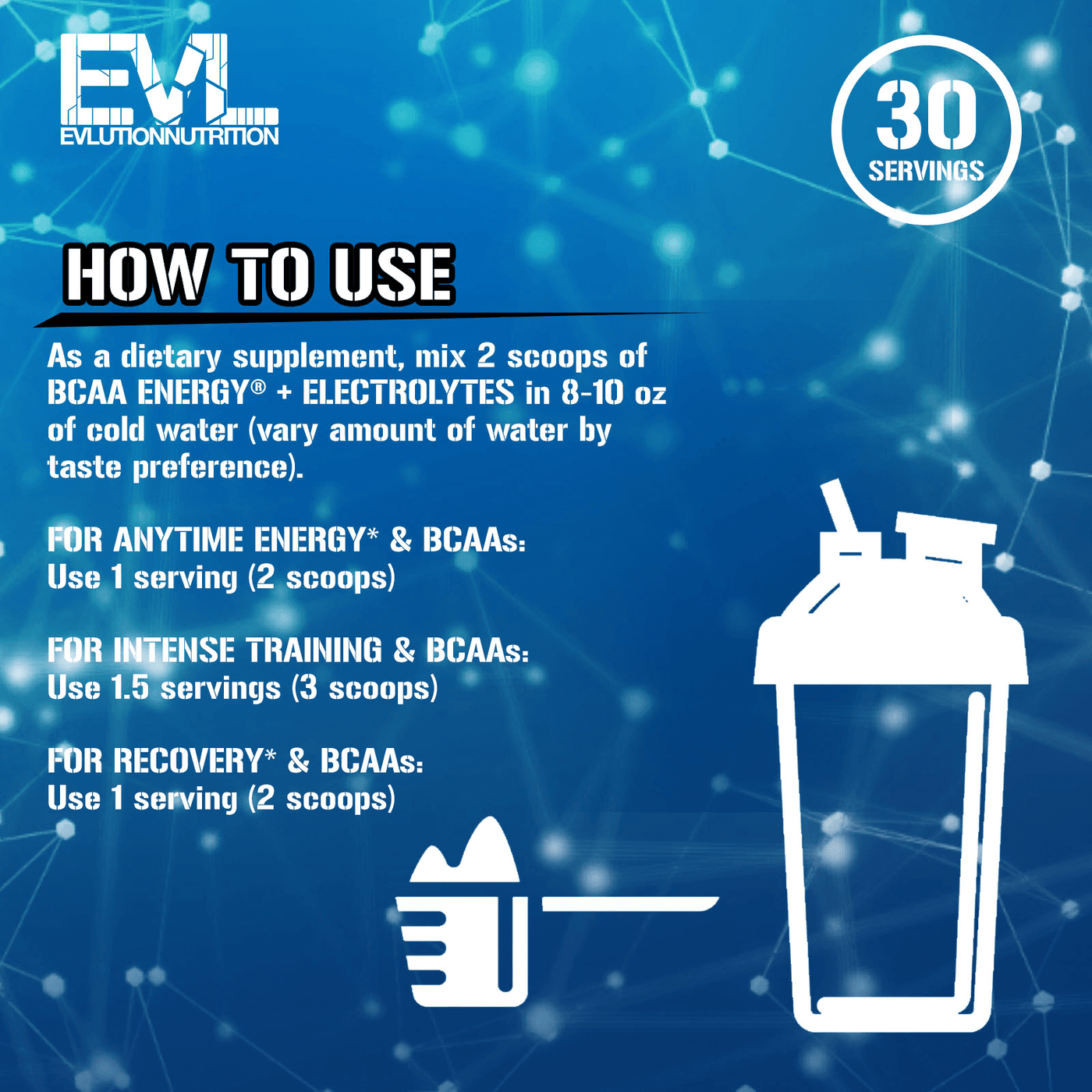 EVLUTION NUTRITION BCAA Energy + Electrolytes