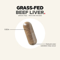 Codeage Grass Fed Beef Liver Pasture Raised Dietary Supplement