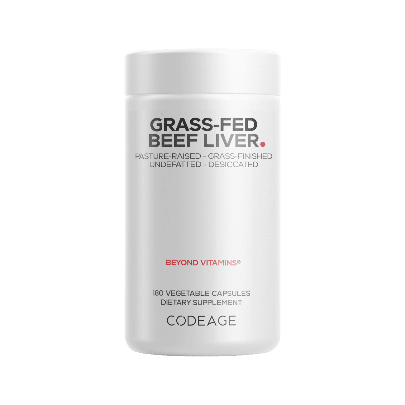 Codeage Grass Fed Beef Liver Pasture Raised Dietary Supplement