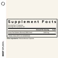 Codeage Grass-Fed Beef Spleen Glandular Supplement