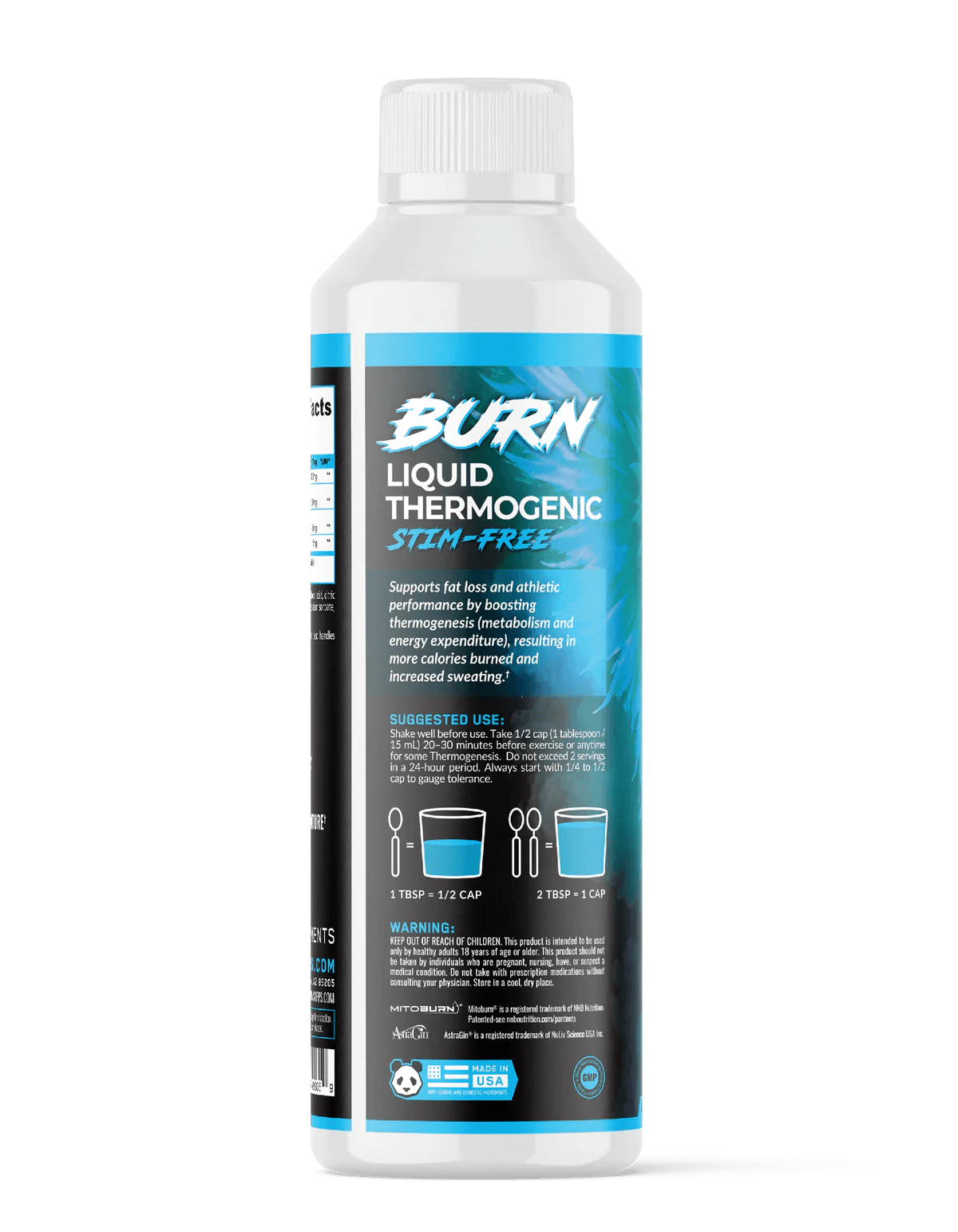PANDA Supplements BURN Stim-Free Liquid Thermogenic