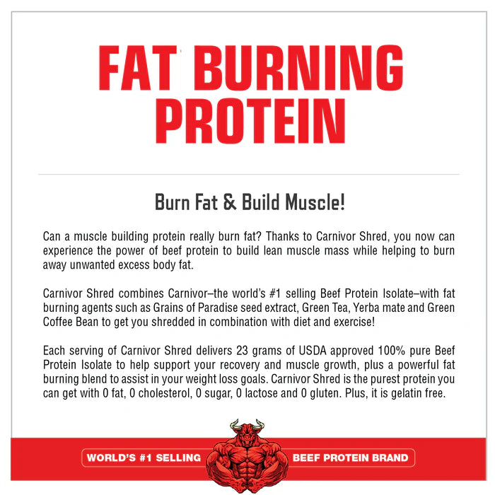 MuscleMeds CARNIVOR Shred Protein