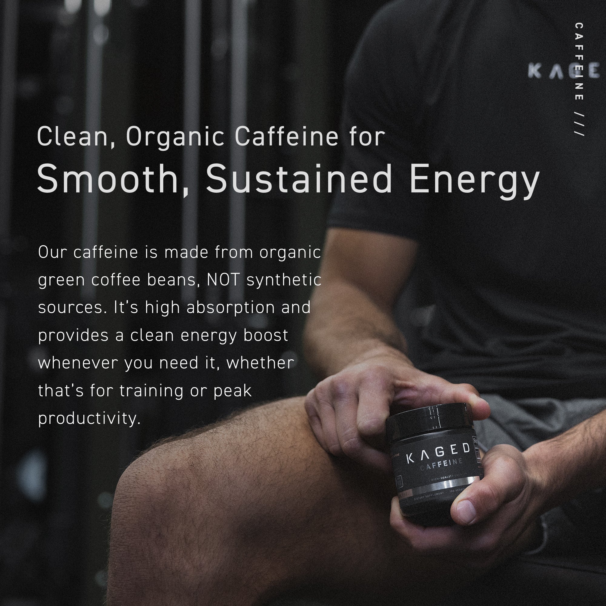 Clean, Organic Caffeine for Smooth, Sustained Energy