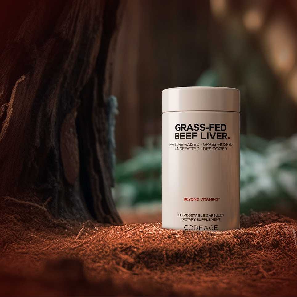 Codeage Grass Fed Beef Liver Pasture Raised Dietary Supplement
