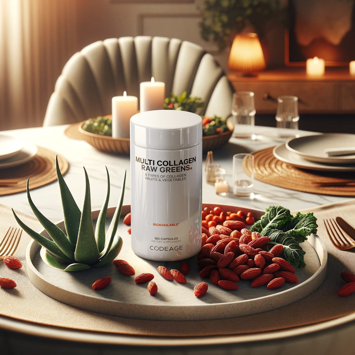 Codeage Multi Collagen Raw Greens