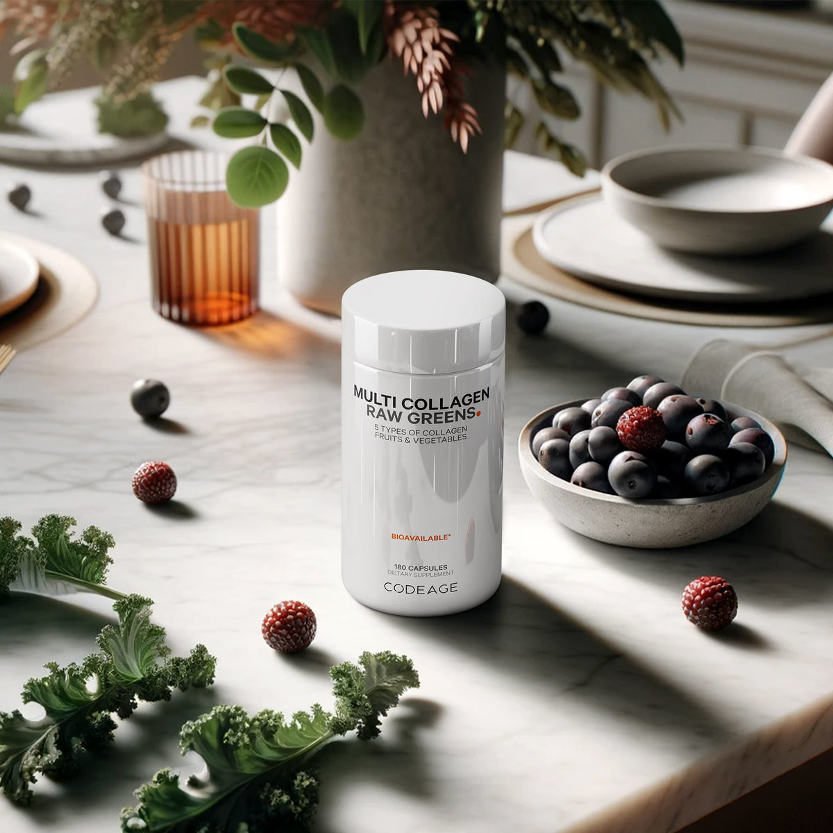 Codeage Multi Collagen Raw Greens