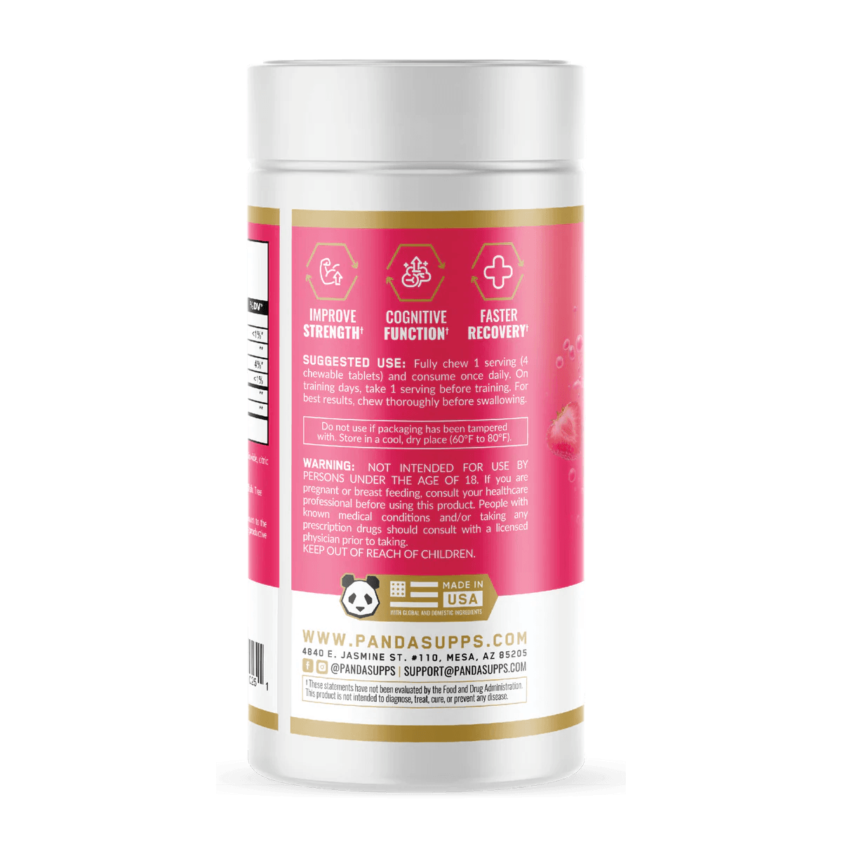 PANDA Supplements Creatine Bites