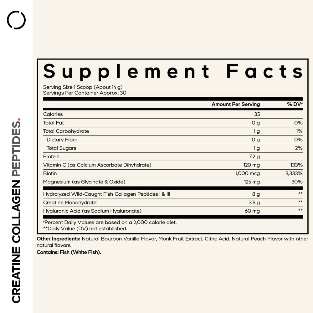 Codeage Creatine Collagen Peptides