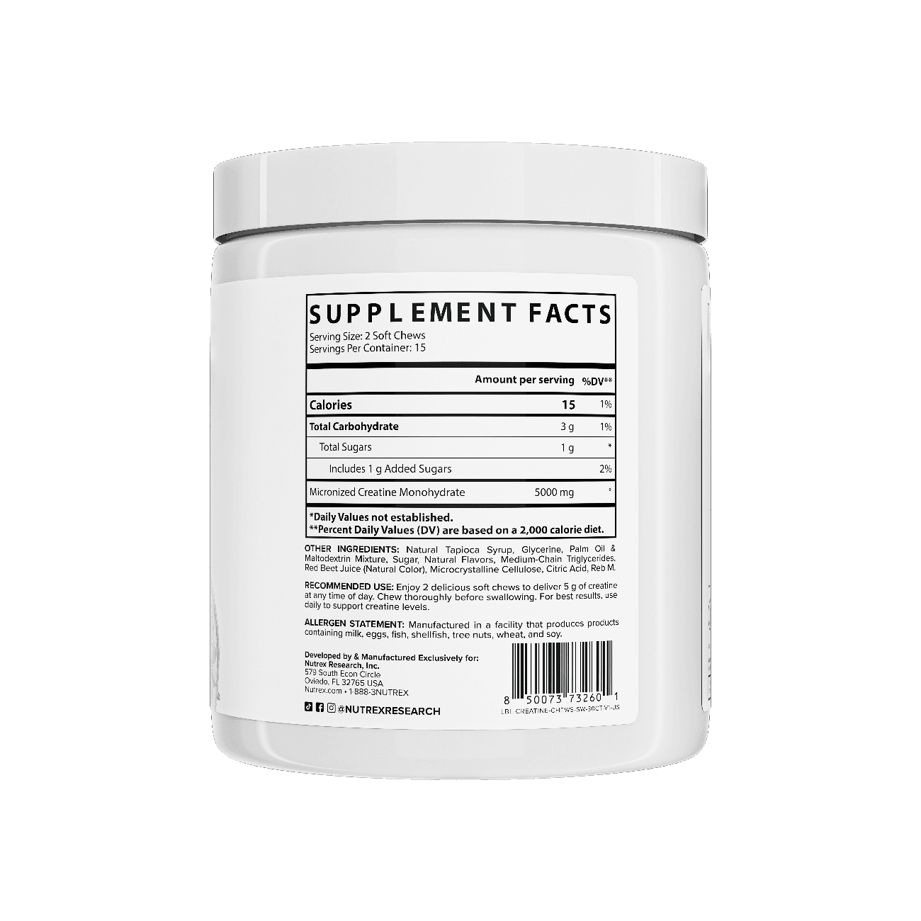 Nutrex Essentials Creatine Soft Chews