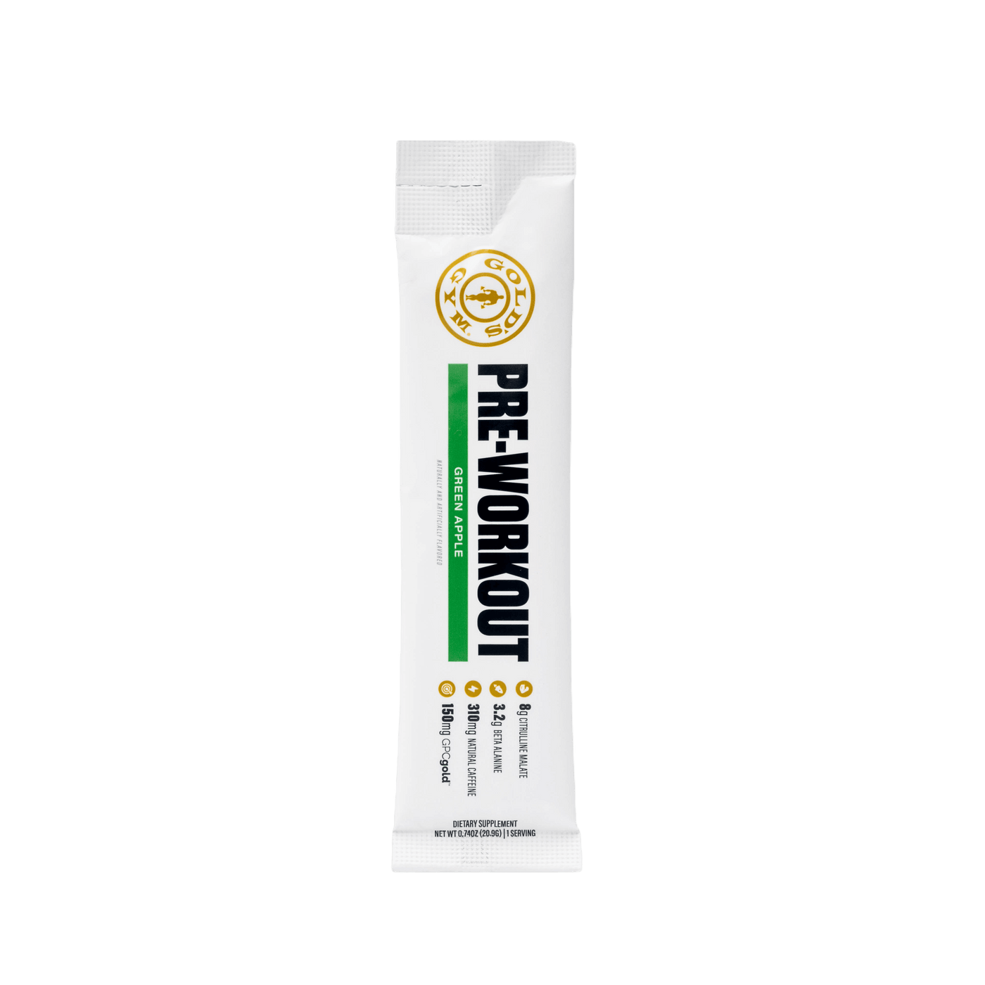 Gold's Gym Pre-Workout Stick Packs