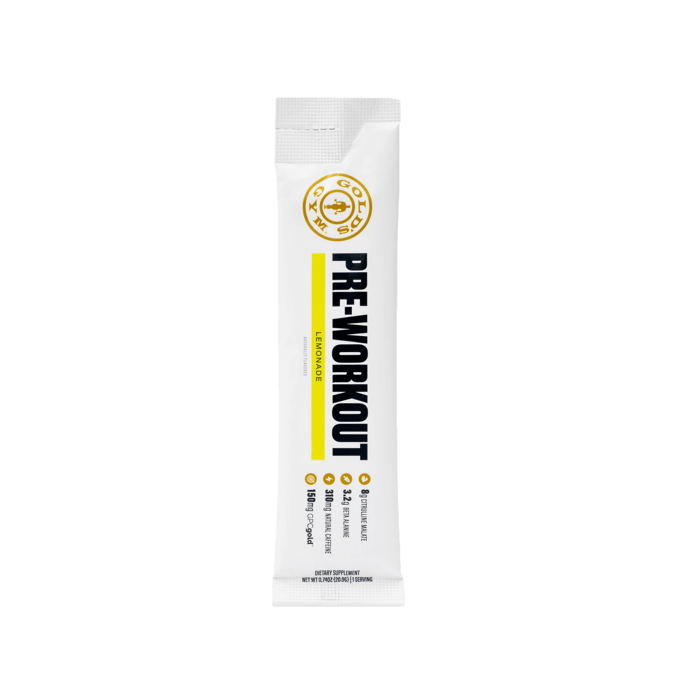 Gold's Gym Pre-Workout Stick Packs