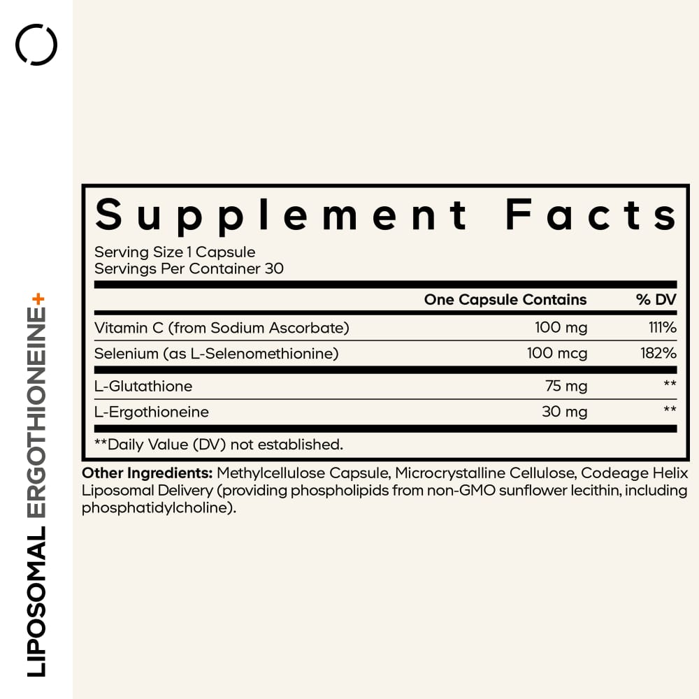 Codeage Liposomal Ergothioneine+
