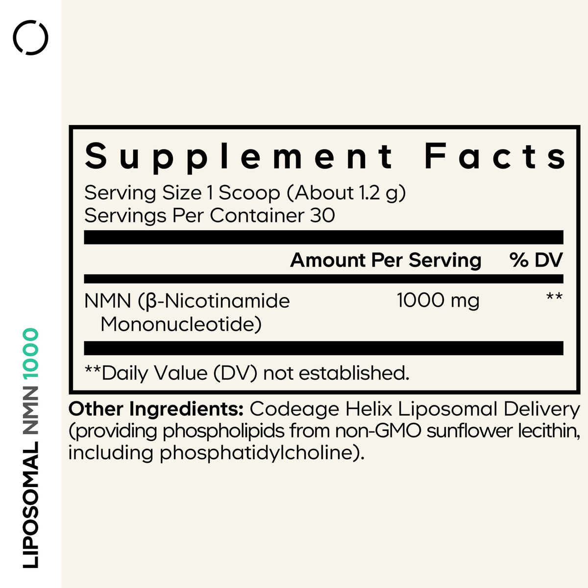 Codeage Liposomal NMN 1000 Powder