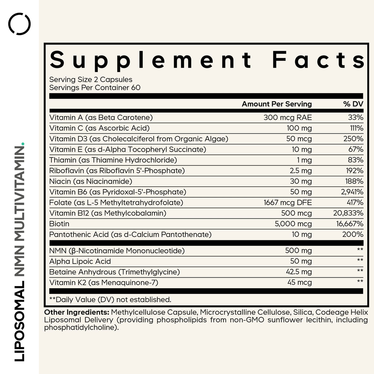 Codeage Liposomal NMN Multivitamin
