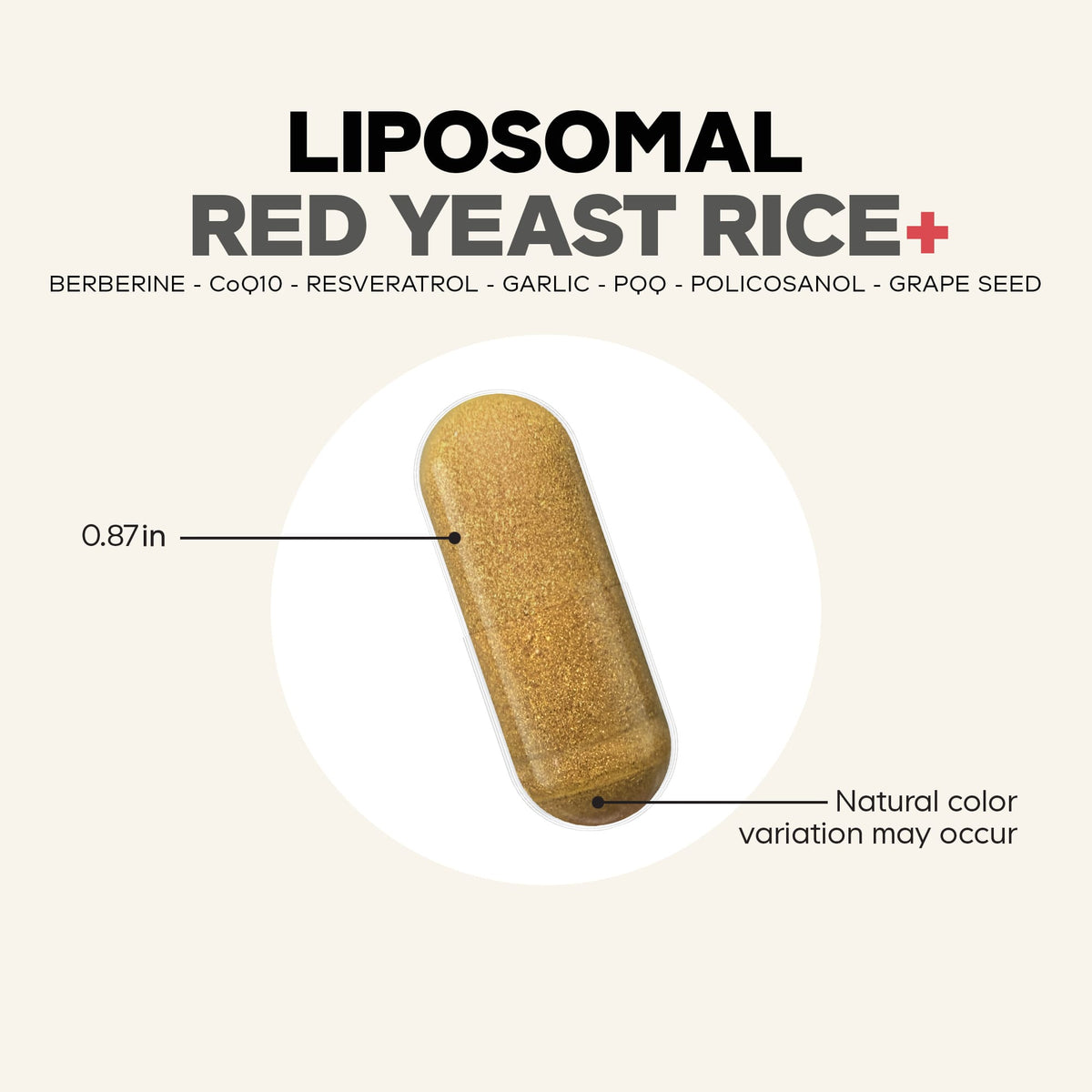 Codeage Liposomal Red Yeast Rice+ Platinum