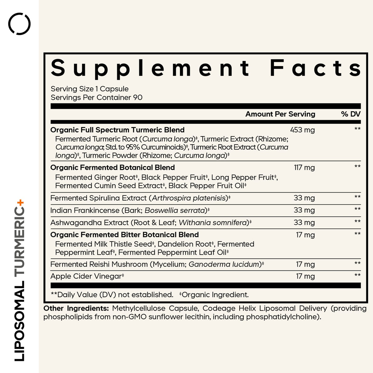 Codeage Liposomal Turmeric +