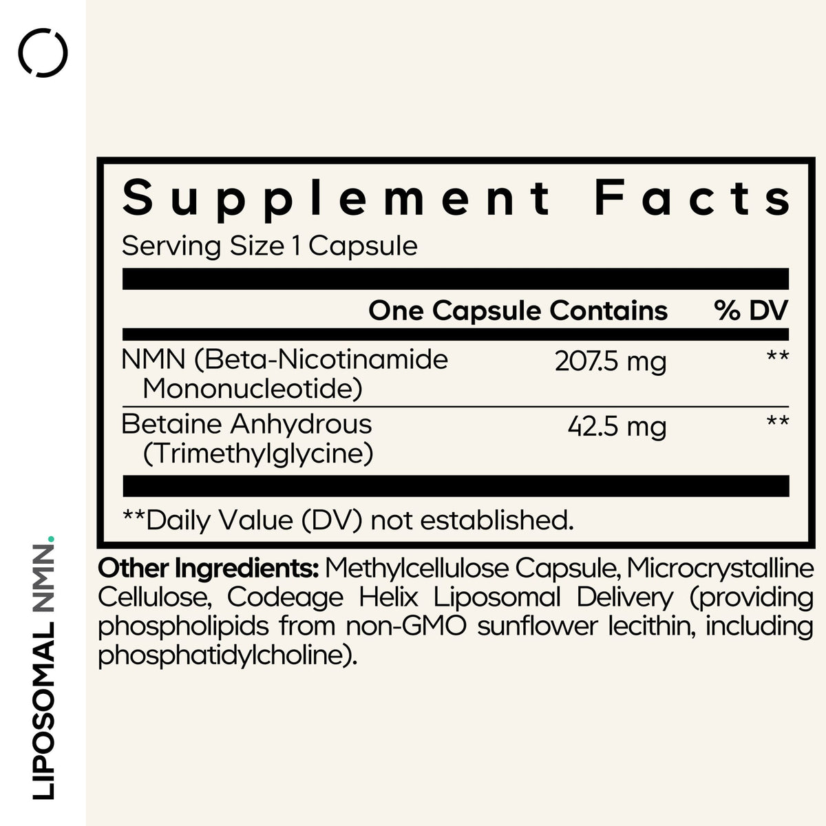Codeage NMN & Betaine Anhydrous TMG Capsules Supplement