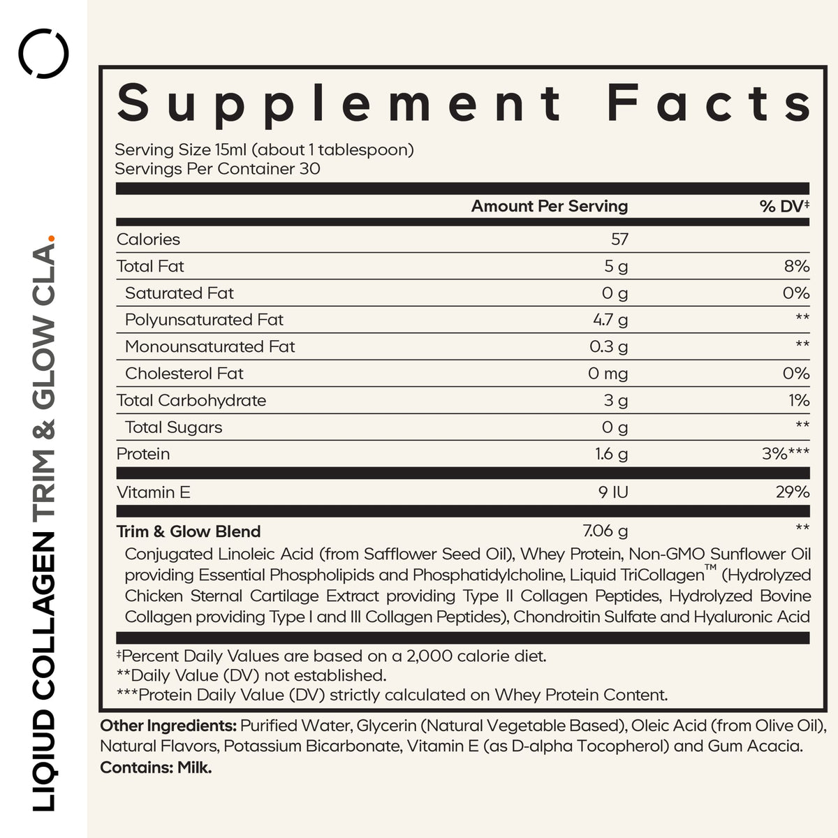 Codeage Liquid Collagen Trim & Glow Supplement