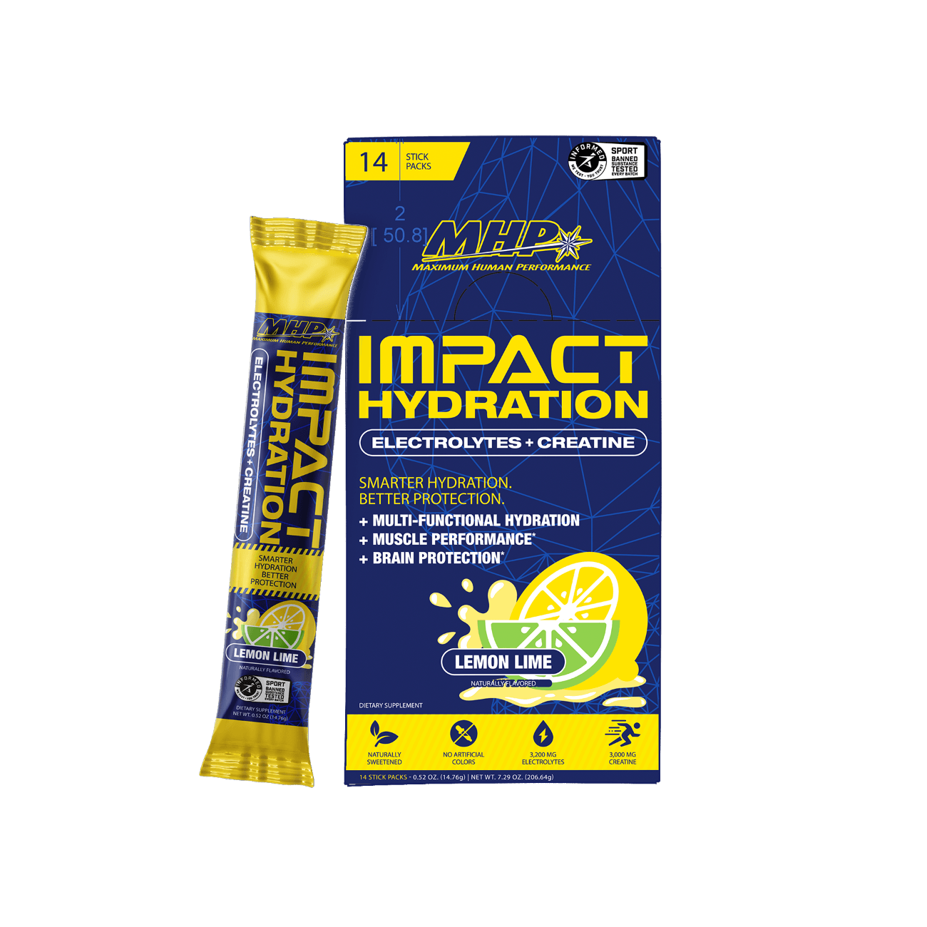 MHP Impact Hydration Stick Packs