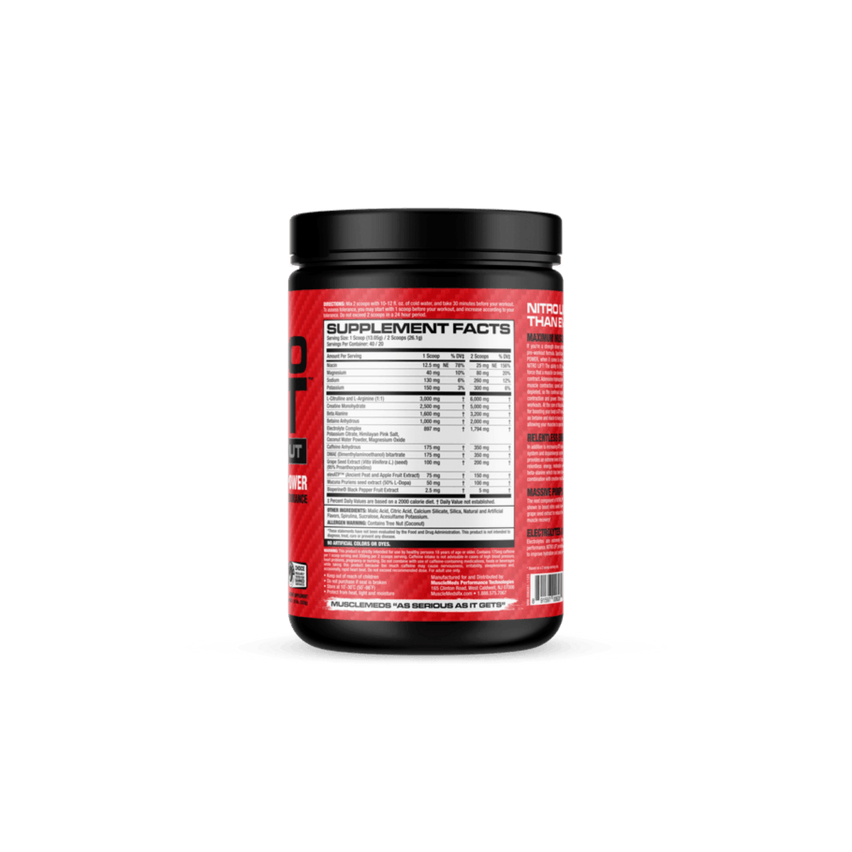 MuscleMeds Nitro Lift Pre Workout