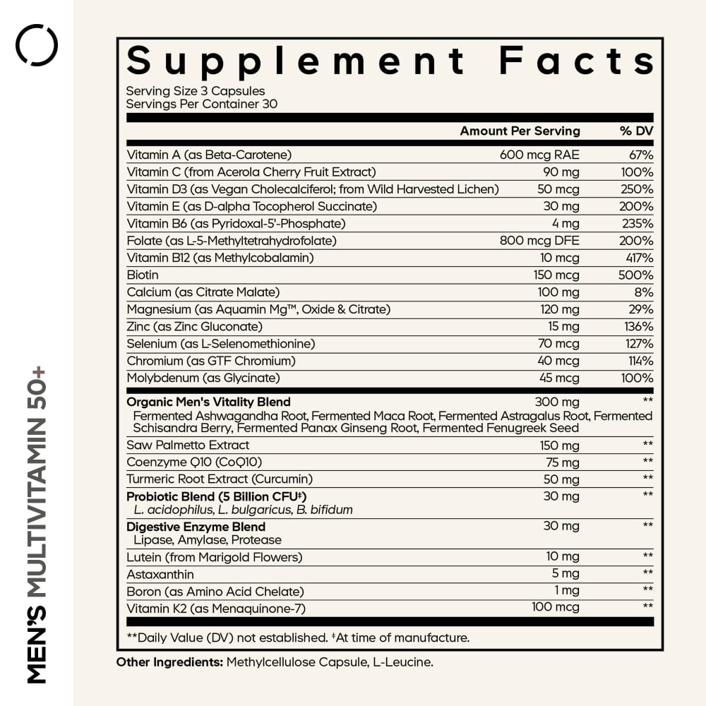 Codeage Men's Multivitamin 50+