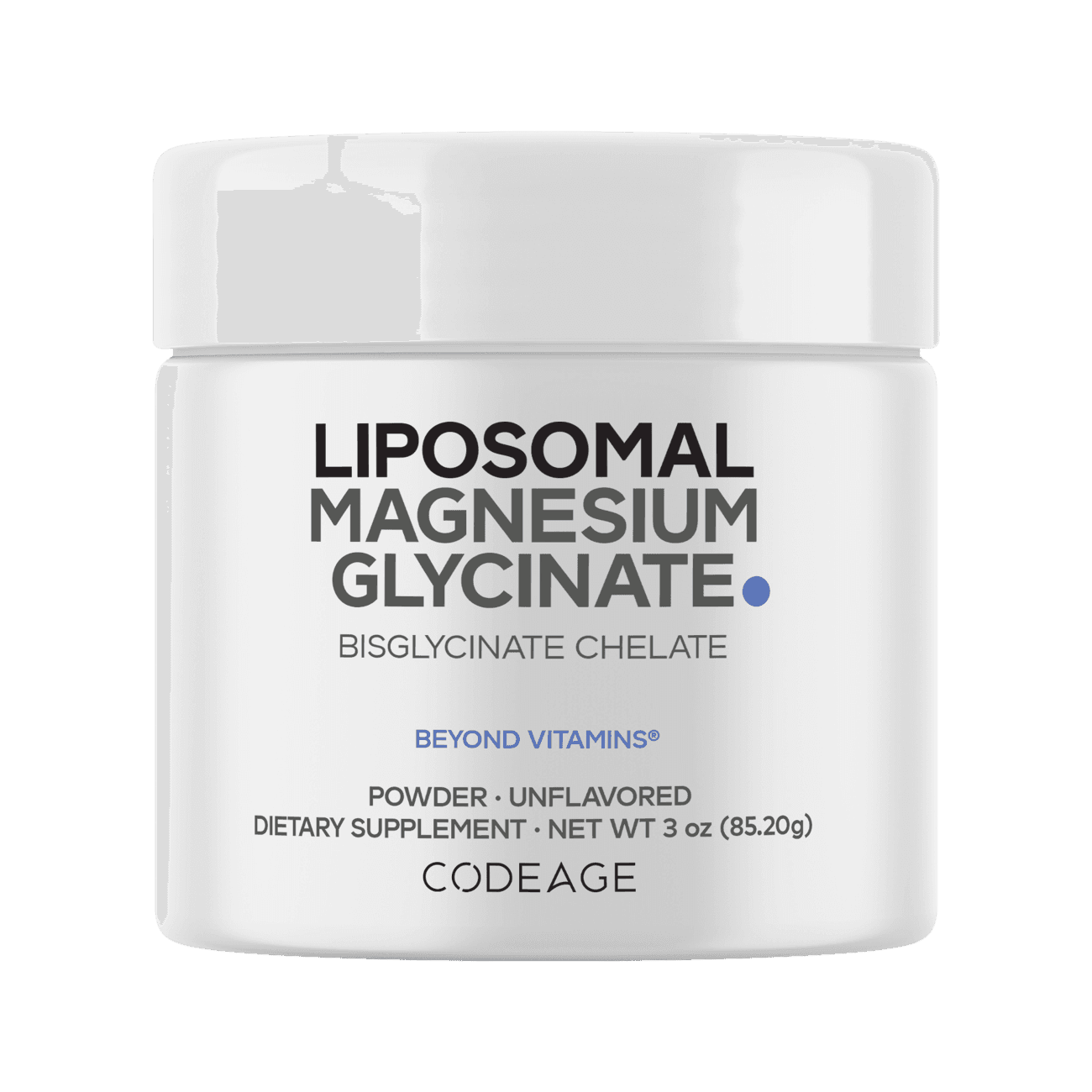 Codeage Magnesium Glycinate 100% Chelated Powder Supplement