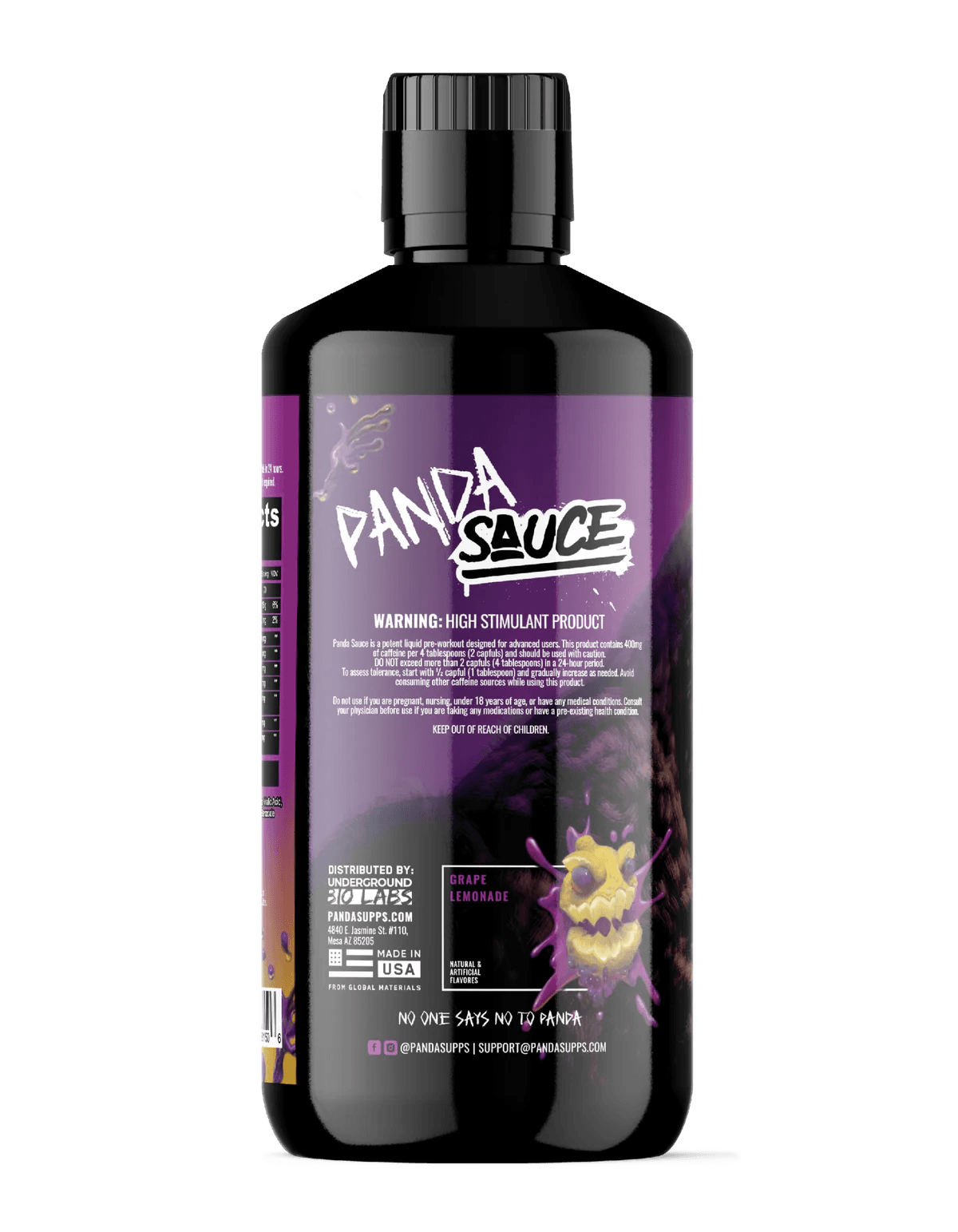 Pump Sauce x PANDA Supplements Liquid Pre-Workout