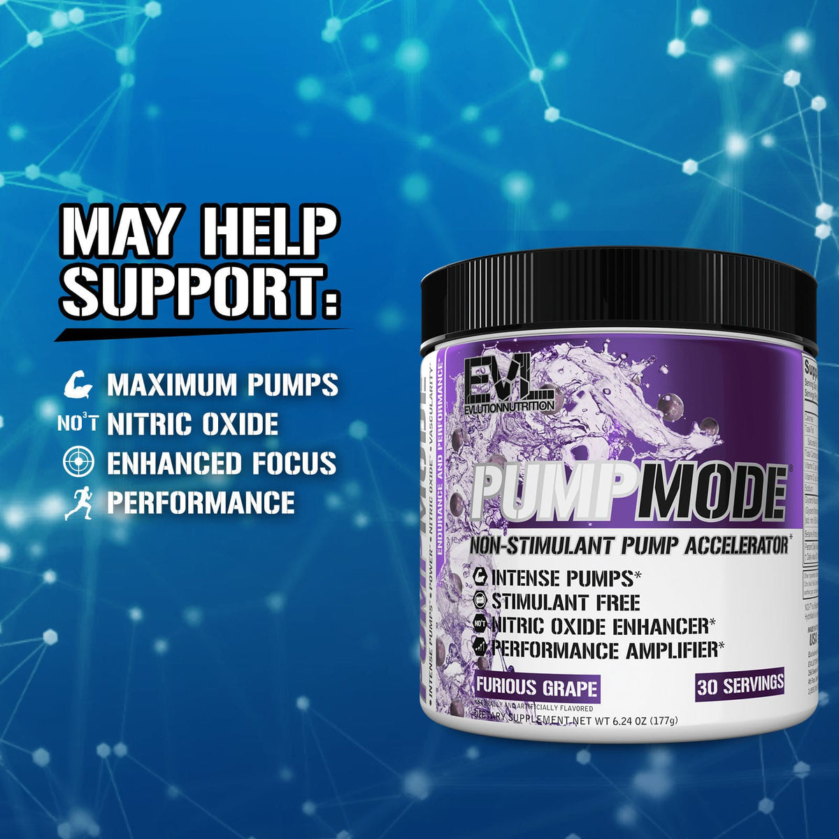 EVLUTION NUTRITION PumpMode Nitric Oxide Powder
