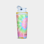 Ice Shaker 26oz. Protein Shaker Bottle Cotton Candy Tie Dye A1