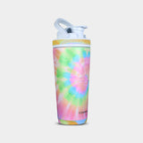 Ice Shaker 26oz. Protein Shaker Bottle Cotton Candy Tie Dye A1