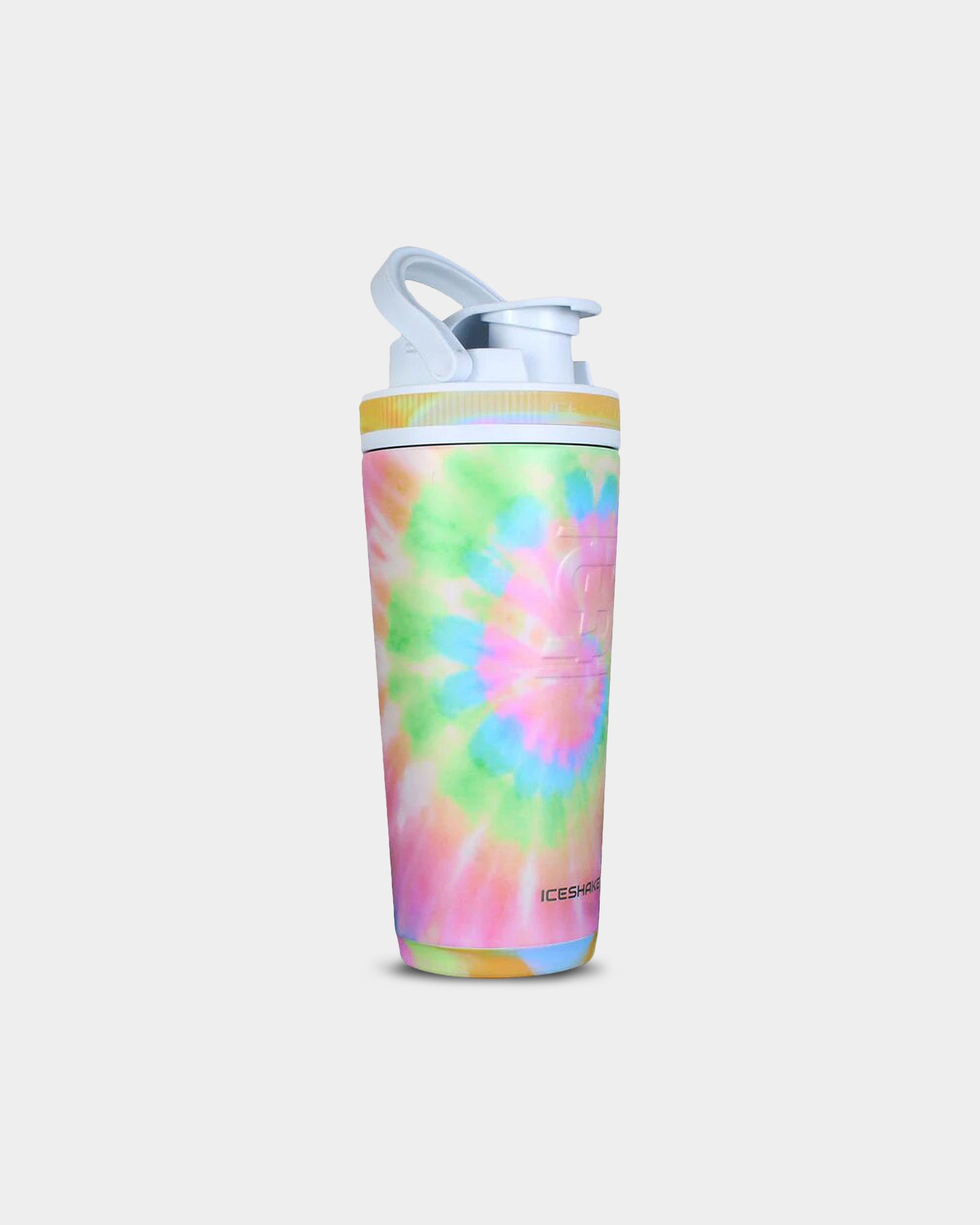 Ice Shaker 26oz. Protein Shaker Bottle Cotton Candy Tie Dye A1