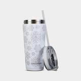 Ice Shaker Insulated Flex Bottle, 26oz, Snowflake A2