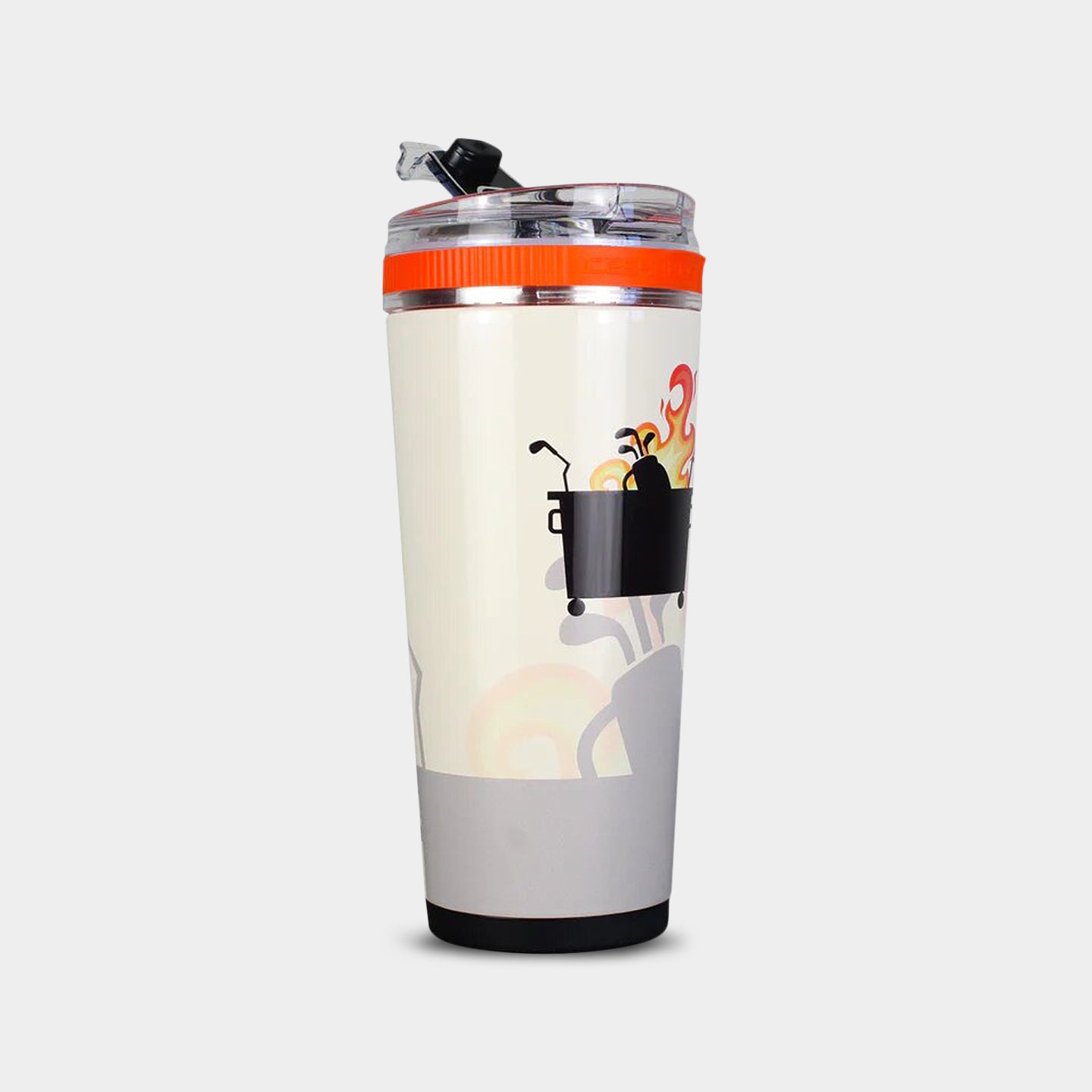 Ice Shaker Insulated Flex Bottle, 26oz, Dumpster Fire A1