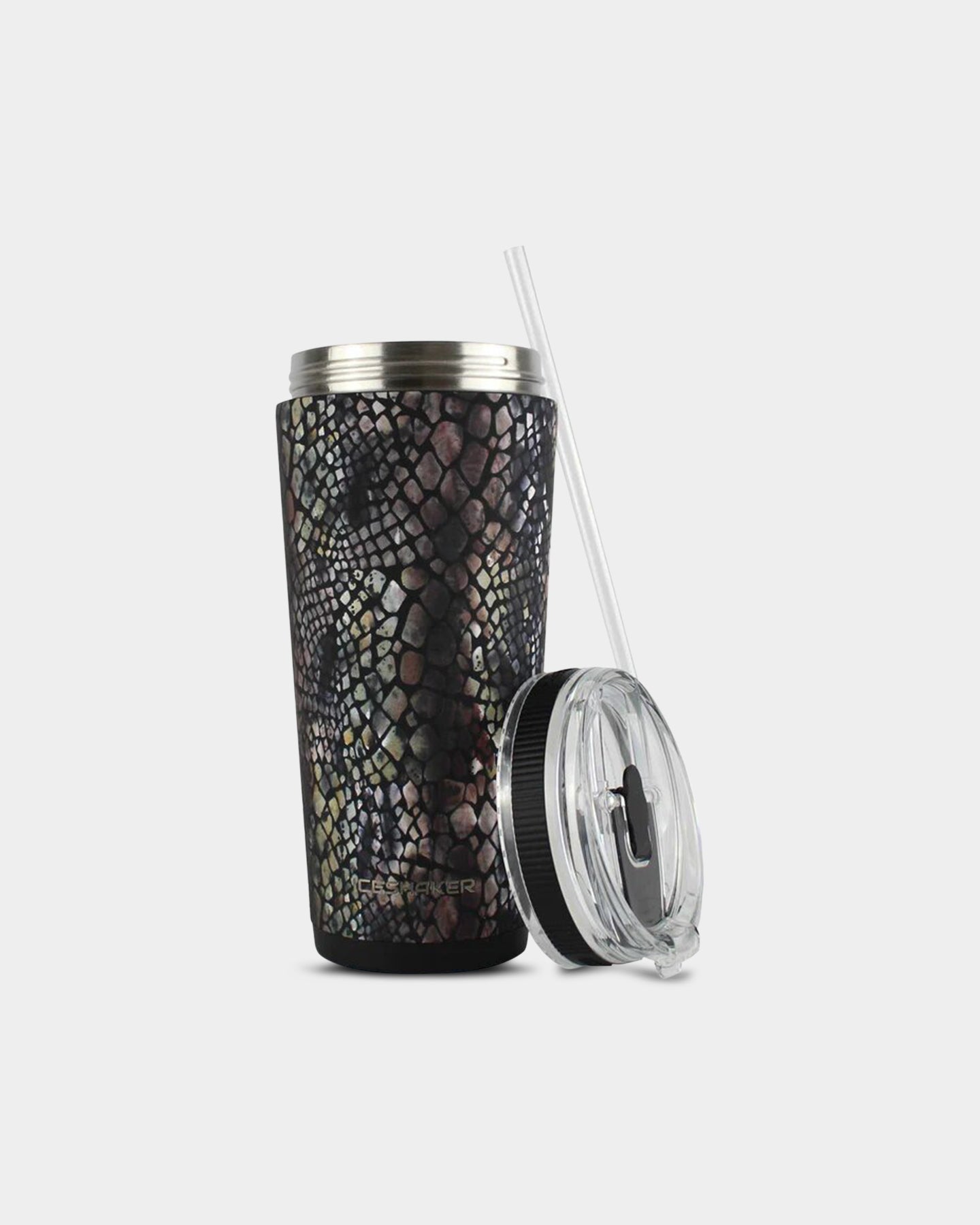 Ice Shaker Insulated Flex Bottle, 26oz, Snakeskin A2