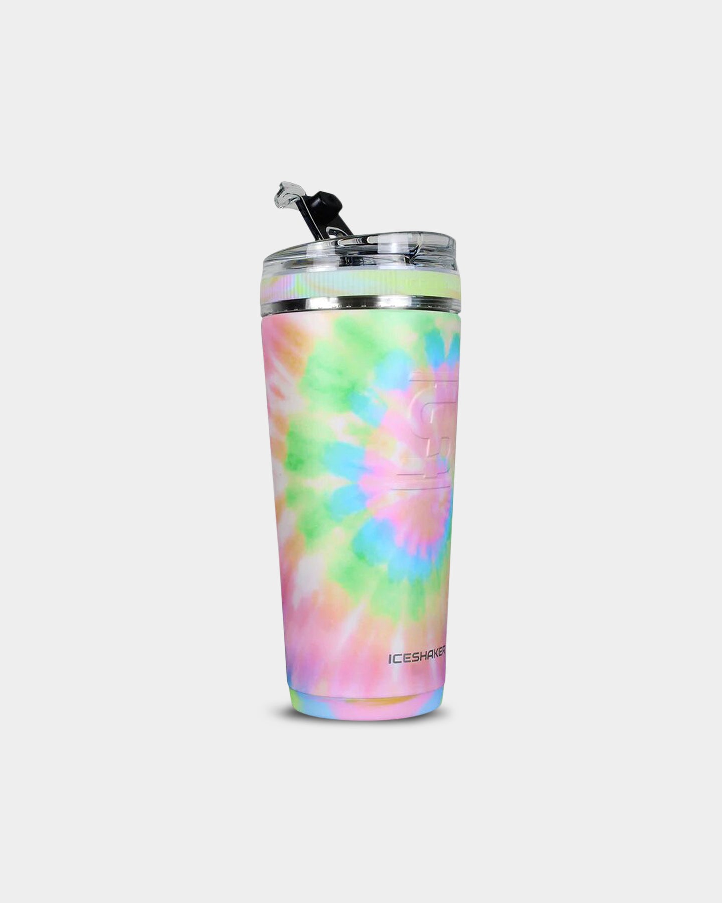 Ice Shaker Insulated Flex Bottle, 26oz, Cotton Candy Tie Dye A1