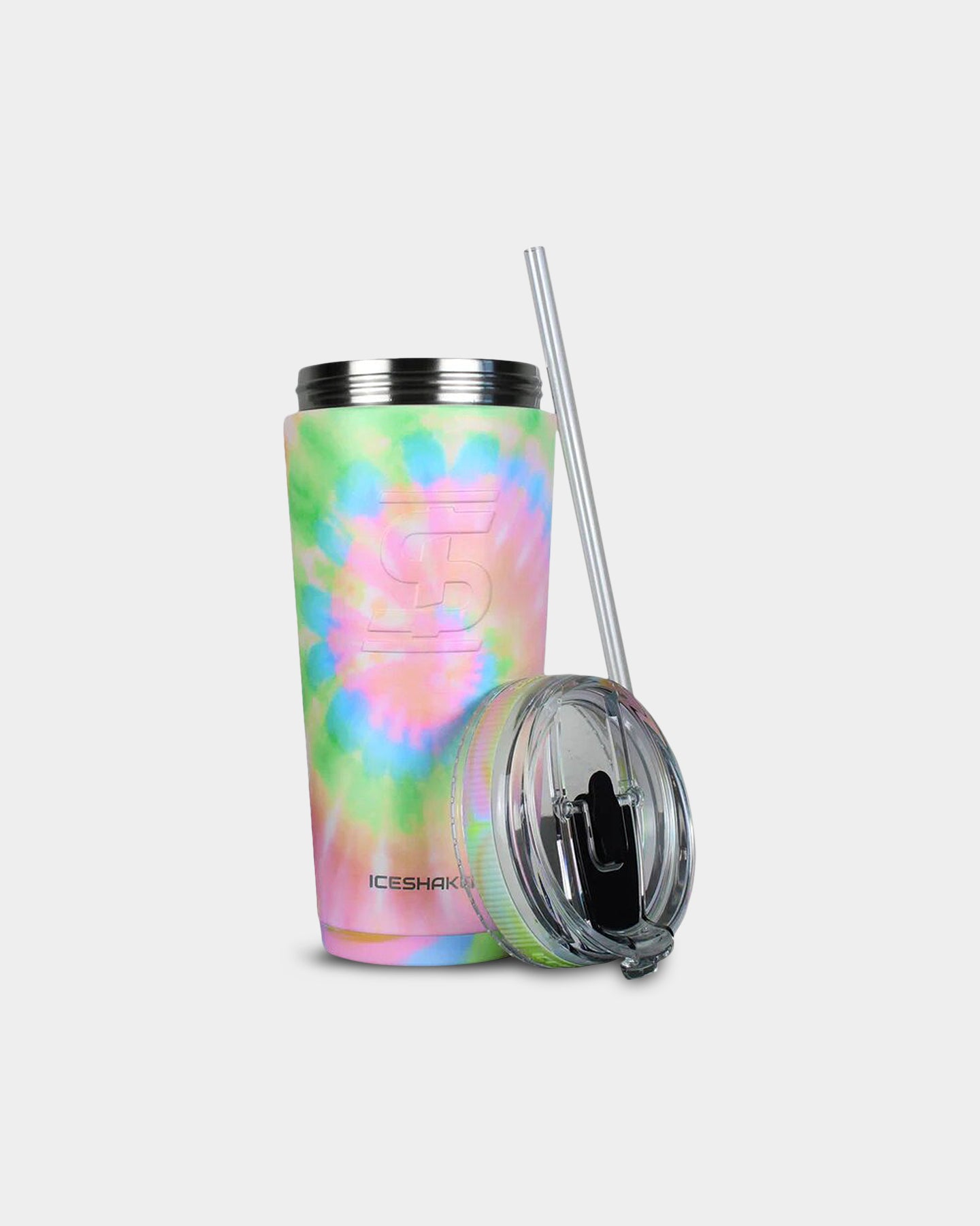 Ice Shaker Insulated Flex Bottle, 26oz, Cotton Candy Tie Dye A2