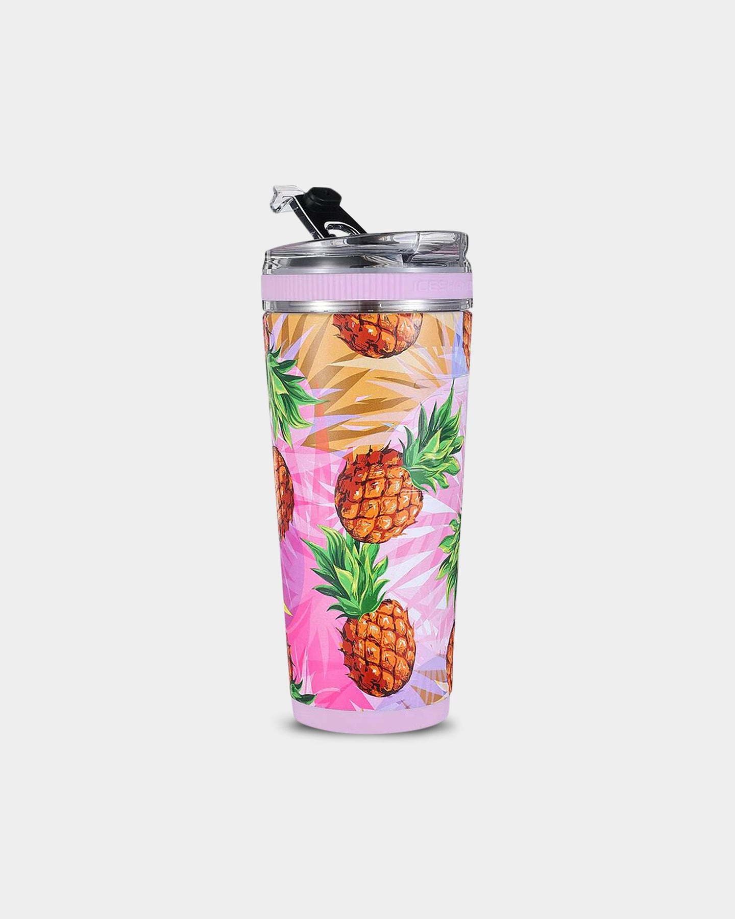 Ice Shaker Insulated Flex Bottle, 26oz, Pineapple A1