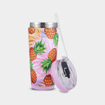 Ice Shaker Insulated Flex Bottle, 26oz, Pineapple A2