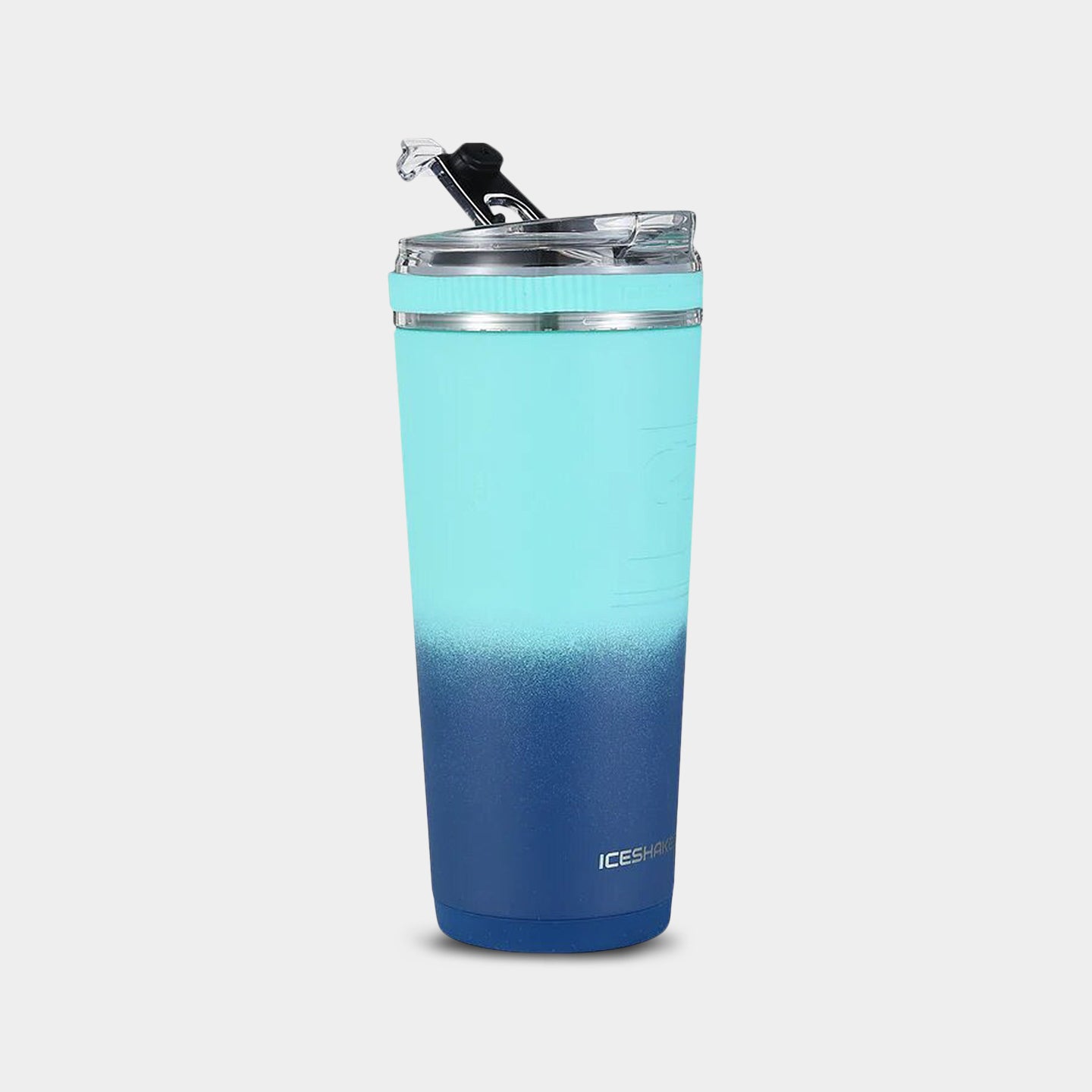 Ice Shaker Insulated Flex Bottle, 26oz, Navy Mint Ombre A1