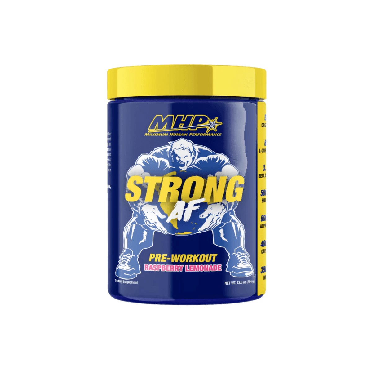 mhp l carnitine L-Carnitine Liquid 1500 mg 31 Servings MHP Strong AF Pre-Workout -