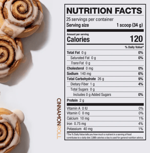 Elev8 Creamy Rice Cinnamon Roll