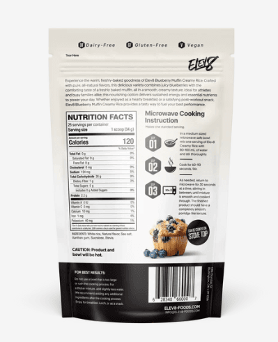 Elev8 Creamy Rice Blueberry Muffin