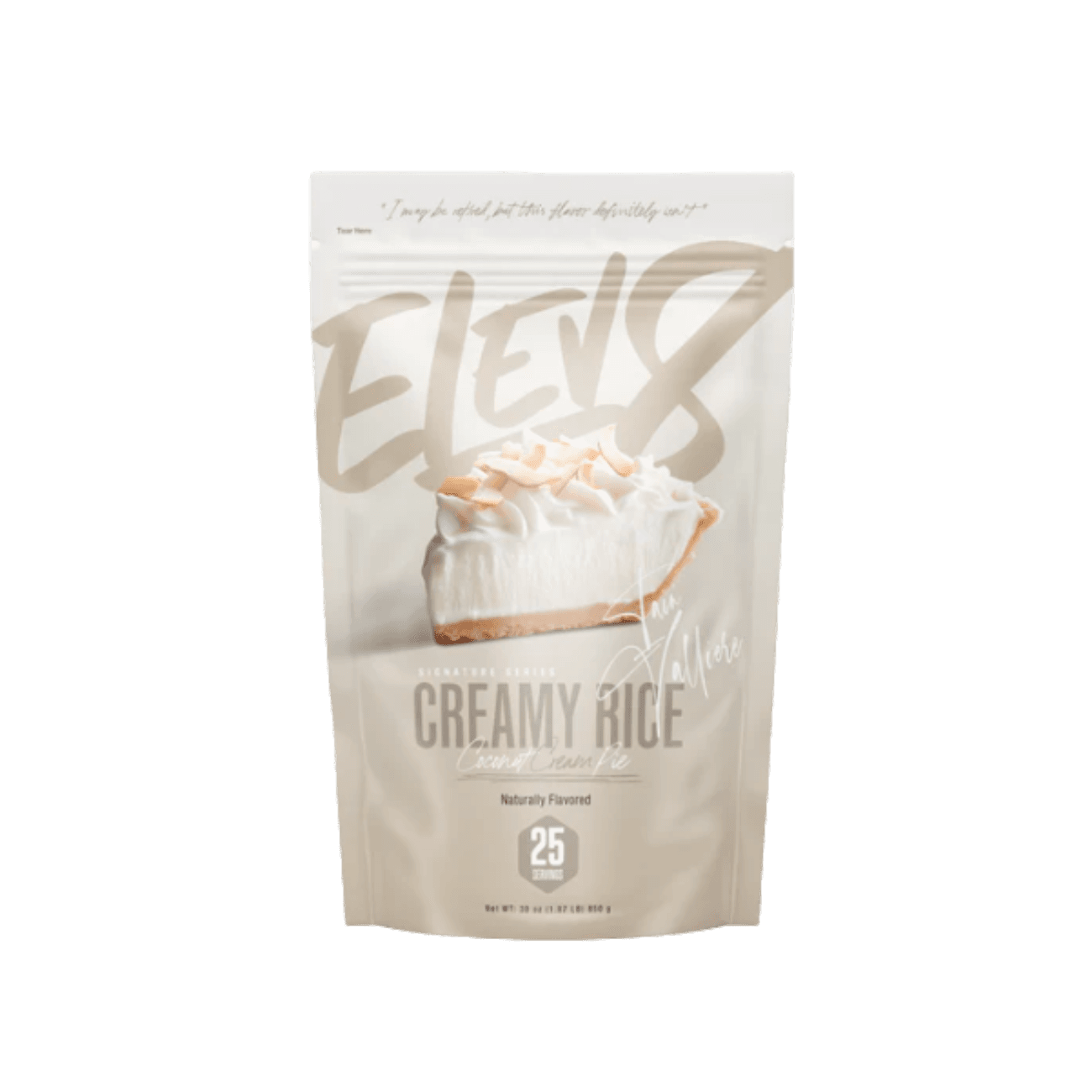 Elev8 Creamy Rice Coconut Cream Pie
