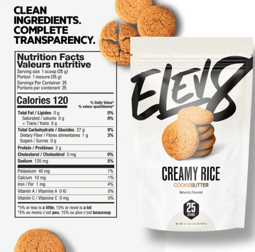 Elev8 Creamy Rice Cookie Butter